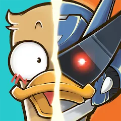 Скачать взломанную Merge Duck 2: Idle RPG (Мердж Дак 2)  [МОД Все открыто] - полная версия apk на Андроид