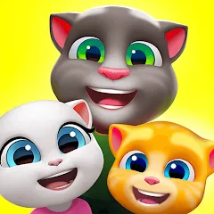 Скачать взломанную My Talking Tom Friends  [МОД Unlimited Money] - последняя версия apk на Андроид