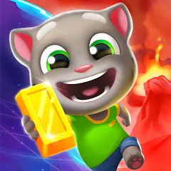 Скачать взлом Talking Tom Time Rush  [МОД Mega Pack] - стабильная версия apk на Андроид