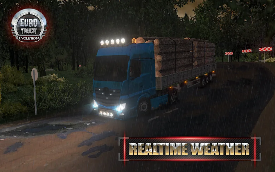 European Truck Simulator (Юро Трак Драйвер)  [МОД Много монет] Screenshot 5