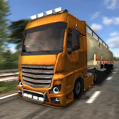 Взломанная European Truck Simulator (Юро Трак Драйвер)  [МОД Много монет] - полная версия apk на Андроид