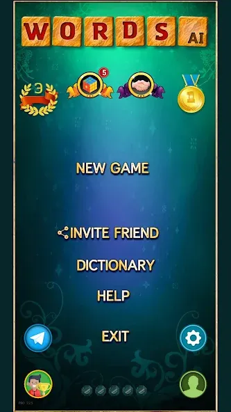 Word Game: Friends Offline  [МОД Меню] Screenshot 3