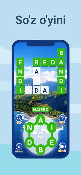 So'z o'yini - So'zni Toping  [МОД Menu] Screenshot 2