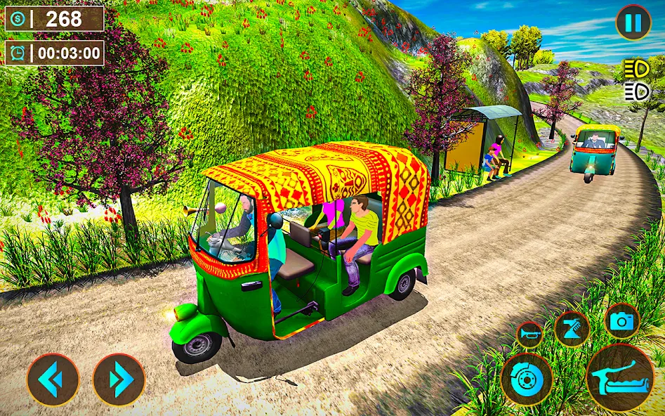 Tuk Tuk Offroad Auto Rickshaw (Тук Тук оффроуд автомобильный рикша)  [МОД Много денег] Screenshot 2