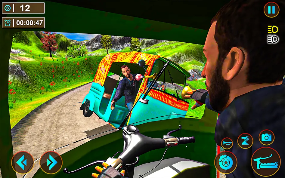 Tuk Tuk Offroad Auto Rickshaw (Тук Тук оффроуд автомобильный рикша)  [МОД Много денег] Screenshot 4