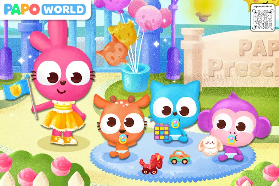 Papo Town Preschool  [МОД Много монет] Screenshot 5