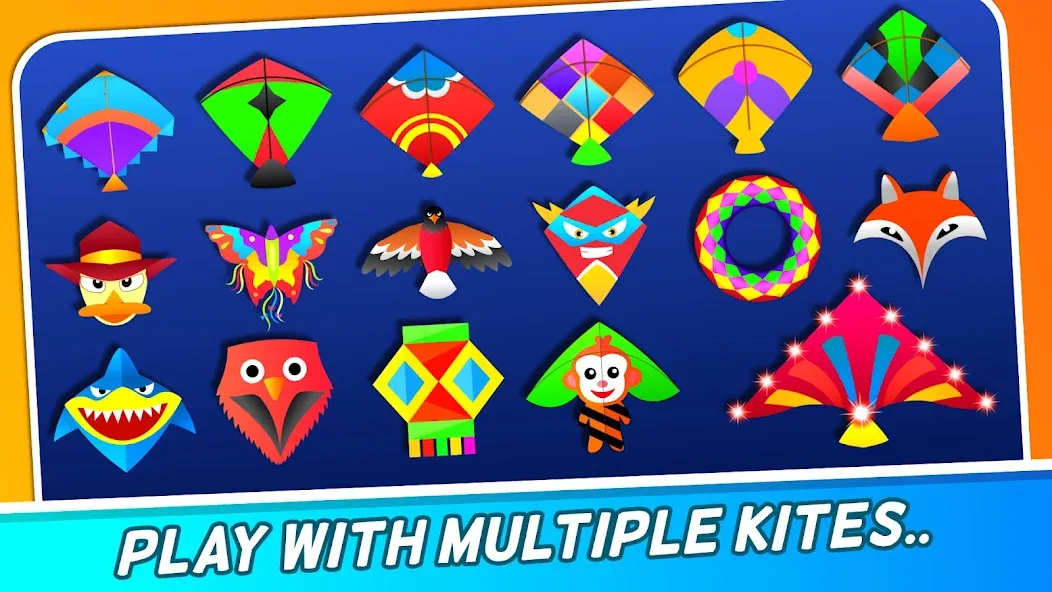 Indian Kite Flying 3D (Индийский воздушный змей 3Д)  [МОД Unlocked] Screenshot 1