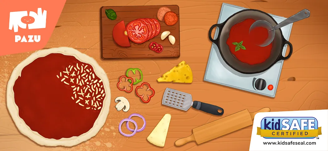 Pizza maker cooking games  [МОД Unlimited Money] Screenshot 1