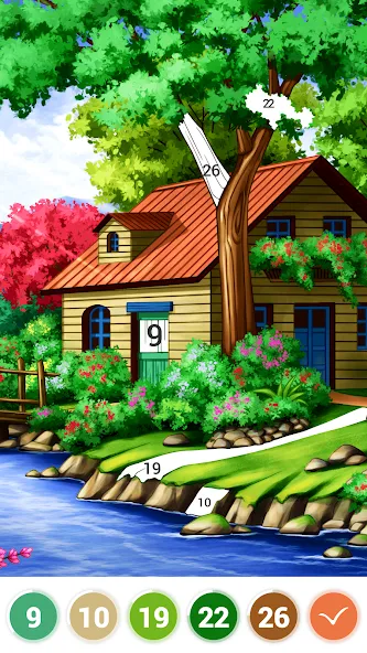Art Coloring - Color by Number  [МОД Unlocked] Screenshot 3