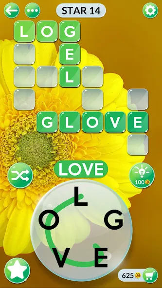 Wordscapes In Bloom (Вордскейпс Ин Блум)  [МОД Много монет] Screenshot 1