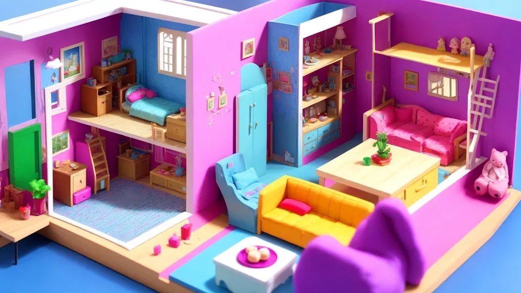 Doll House Design: Girl Games (Долл Хаус Дизайн)  [МОД Бесконечные деньги] Screenshot 4