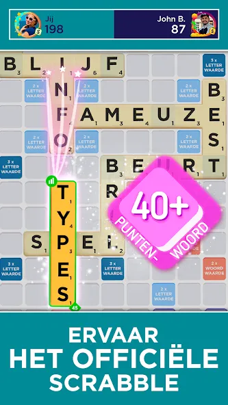 Scrabble® GO - Woordspel (Скрэббл ГО)  [МОД Бесконечные деньги] Screenshot 1