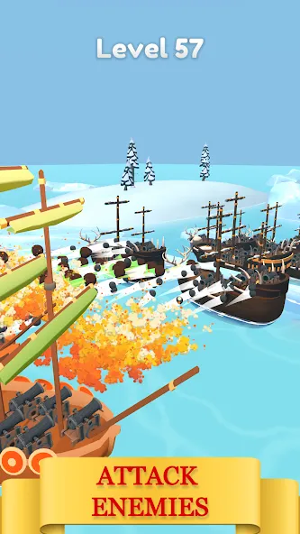 Merge Pirates (Мердж Пираты)  [МОД Menu] Screenshot 2