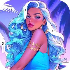 Скачать взлом Paint Color: Color by number  [МОД Бесконечные монеты] - последняя версия apk на Андроид