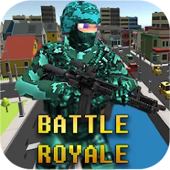 Взлом Pixel Combat: Battle Royale (Пиксельный бой)  [МОД Много монет] - последняя версия apk на Андроид