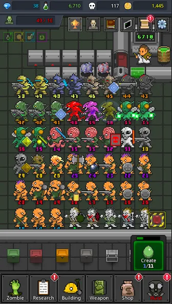 Grow Zombie VIP : Merge Zombie  [МОД Mega Pack] Screenshot 3