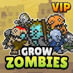 Взломанная Grow Zombie VIP : Merge Zombie  [МОД Mega Pack] - полная версия apk на Андроид