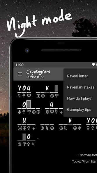 Cryptogram - puzzle quotes (Скрытограмма)  [МОД Mega Pack] Screenshot 4