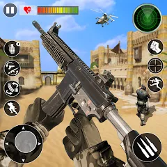 Скачать взломанную Real Commando Secret Mission (Реальная команда секретной миссии)  [МОД Mega Pack] - последняя версия apk на Андроид