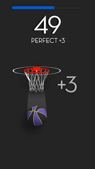 Dunk Stroke-3D Basketball (Дунк Строк)  [МОД Unlocked] Screenshot 2