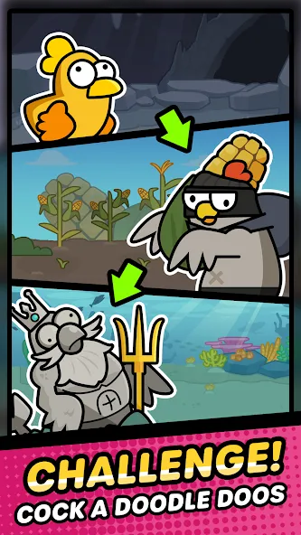 Duck vs Chicken : Idle Defense (Дак против Чикен)  [МОД Unlimited Money] Screenshot 5