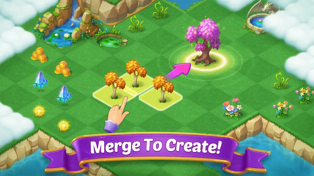 Merge Castle: Match 3 Puzzle (Мердж Кастл)  [МОД Menu] Screenshot 1