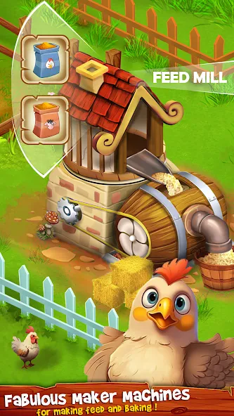 Country Valley Farming Game (Парадайз Хей Фарм Айленд)  [МОД Все открыто] Screenshot 2