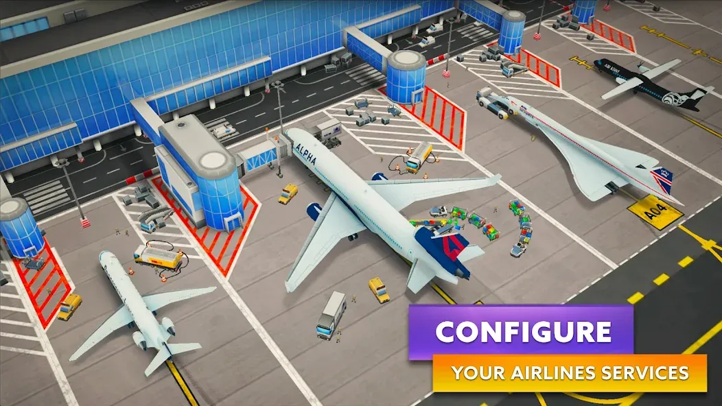 Airport Simulator: Tycoon Inc. (Эйрпорт Симулятор)  [МОД Menu] Screenshot 3