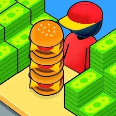 Взломанная My Burger Shop: Burger Games (Май Бургер Шоп Игры)  [МОД Много денег] - последняя версия apk на Андроид