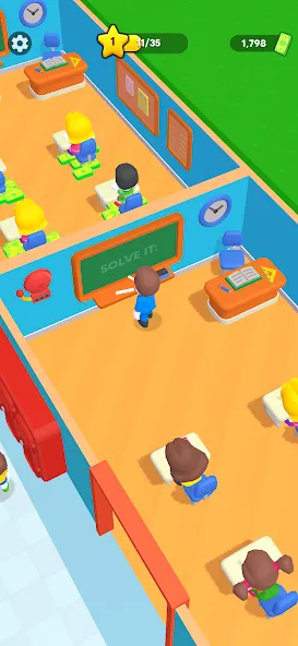 My Dream School Tycoon Games (Мои игры владения школой мечты)  [МОД Бесконечные деньги] Screenshot 1