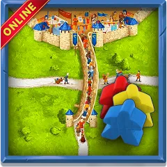 Скачать взломанную War of Carcassonne board Games (Каркассон)  [МОД Бесконечные монеты] - стабильная версия apk на Андроид