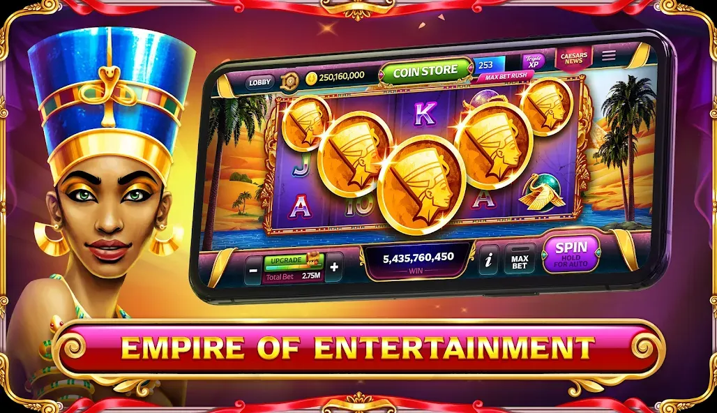 Caesars Slots: Casino Games (Сизарс Слотс)  [МОД Меню] Screenshot 5