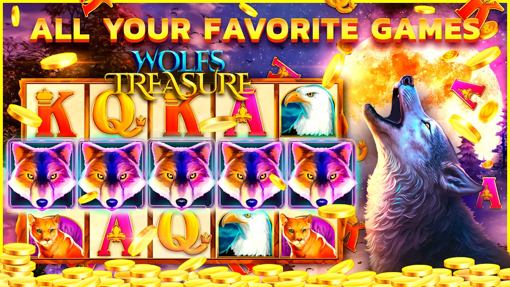 Legandary slots Casino Games  [МОД Бесконечные деньги] Screenshot 1