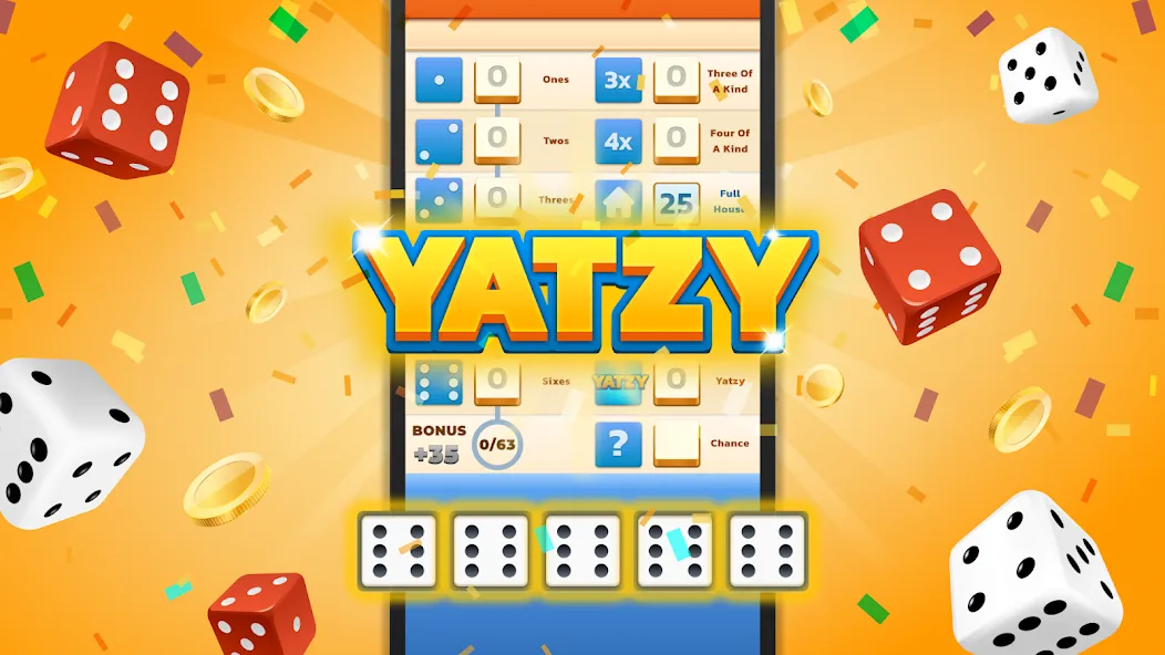 Yatzy - Fun Classic Dice Game (Ятзи)  [МОД Unlimited Money] Screenshot 1