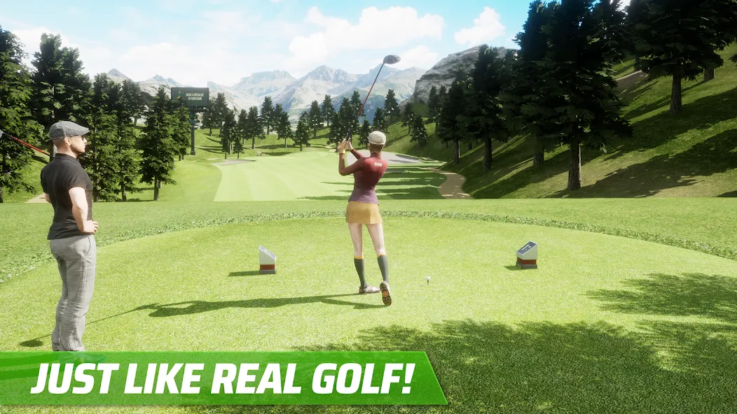 Golf King - World Tour  [МОД Бесконечные монеты] Screenshot 1