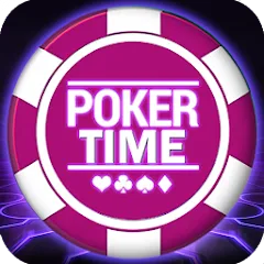 Скачать взломанную Poker Time- Pulsa Texas Holdem (Покер Тайм)  [МОД Unlocked] - последняя версия apk на Андроид