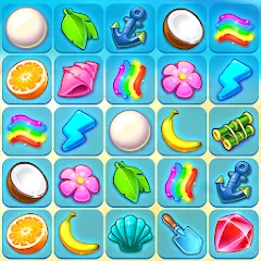 Скачать взломанную Onet Paradise: connect 2 tiles (Онет Парадайз)  [МОД Много монет] - стабильная версия apk на Андроид