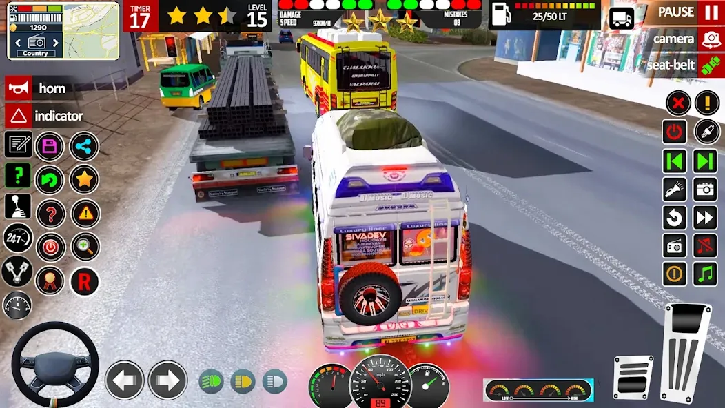 Euro Coach Bus Simulator 3D (Паблик Коуч Бас Драйвинг 3Д)  [МОД Бесконечные монеты] Screenshot 3