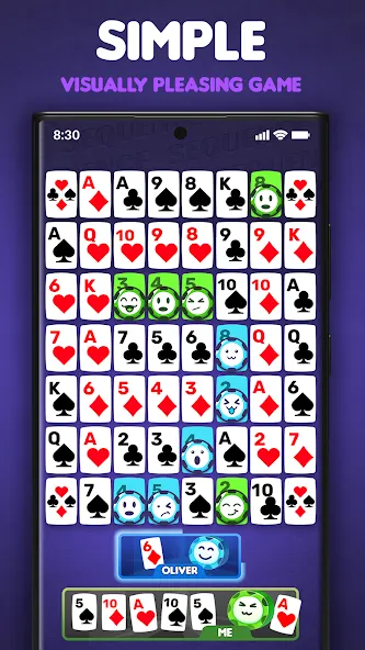 One-Eyed Jack: Card game (Сиквенс)  [МОД Меню] Screenshot 3