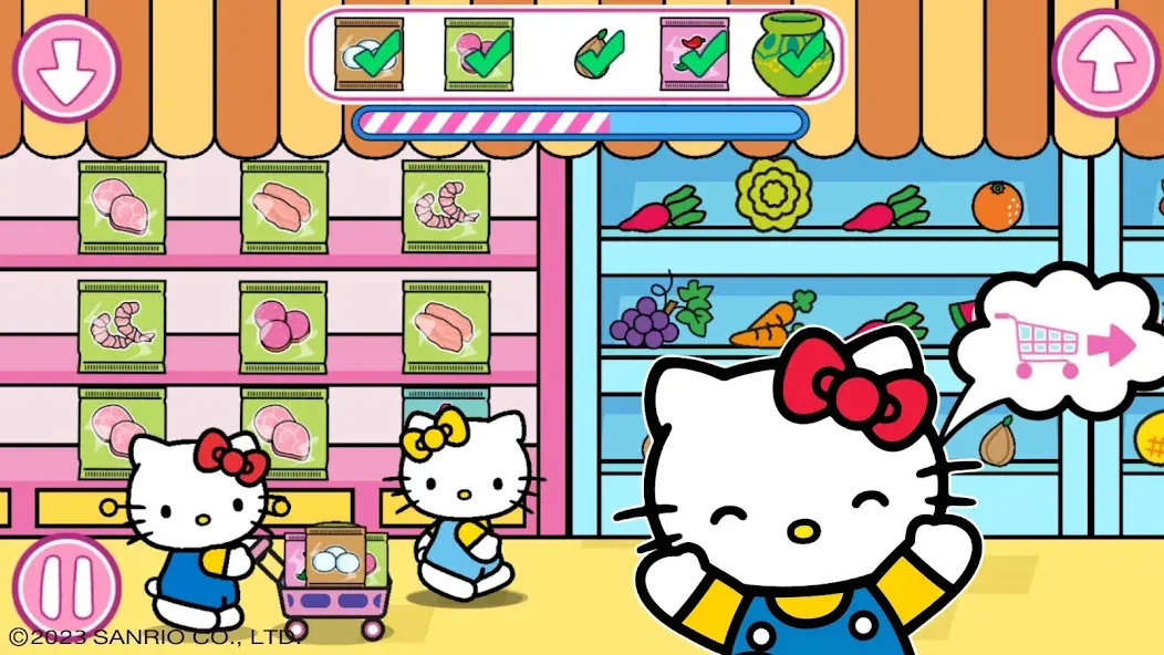 Hello Kitty: Kids Supermarket (Хеллоу Китти)  [МОД Все открыто] Screenshot 2