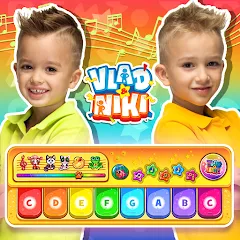 Скачать взломанную Vlad and Niki: Kids Piano  [МОД Unlocked] - последняя версия apk на Андроид