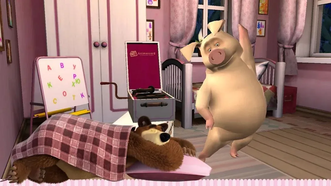 Masha and the Bear: Good Night  [МОД Unlocked] Screenshot 4