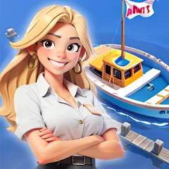 Взломанная Idle Seafood Market -Tycoon (Айдл Сифуд Маркет)  [МОД Unlocked] - последняя версия apk на Андроид