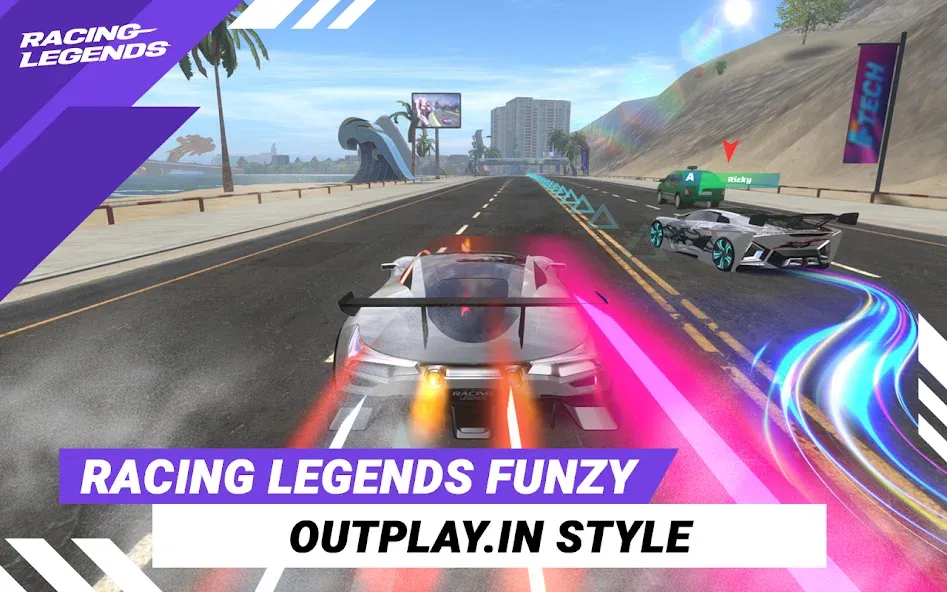 Racing Legends Funzy (Расинг Легендс Фанзи)  [МОД Mega Pack] Screenshot 1