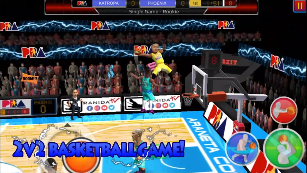 Basketball Slam! (Баскетбол Слэм)  [МОД Много денег] Screenshot 1