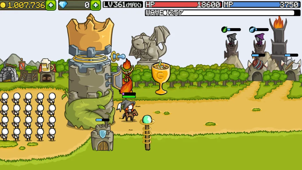 Grow Castle - Tower Defense (Гроу Касл)  [МОД Menu] Screenshot 5