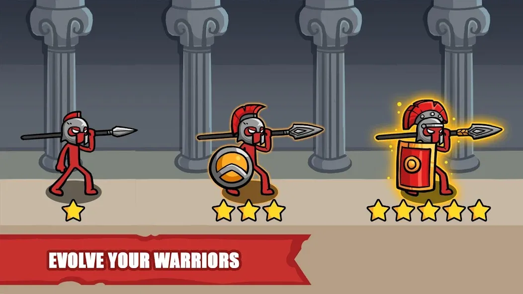 Stick Battle: War of Legions (Стик битва)  [МОД Unlocked] Screenshot 3