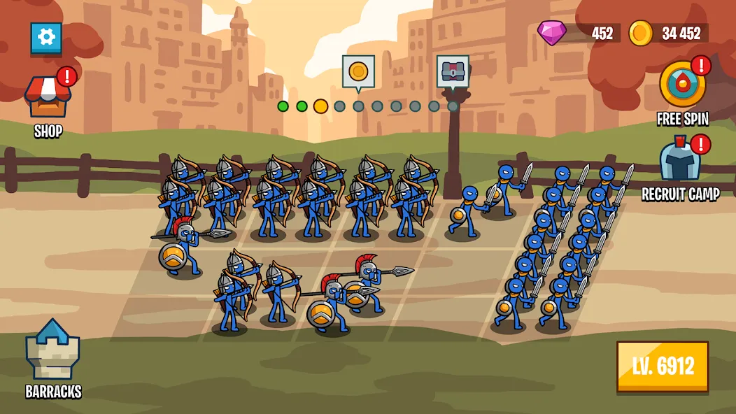 Stick Battle: War of Legions (Стик битва)  [МОД Unlocked] Screenshot 4