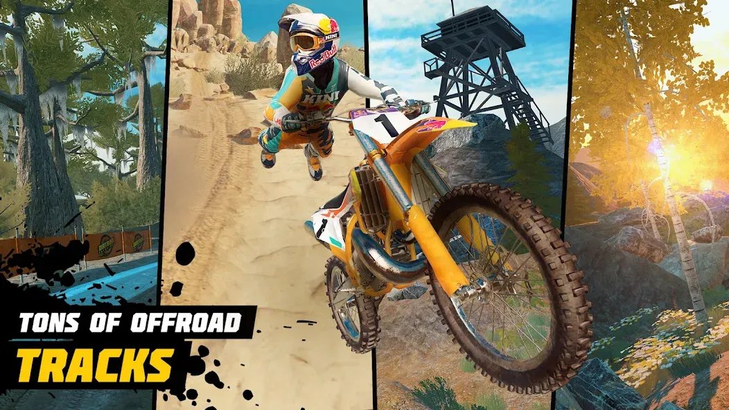 Dirt Bike Unchained: MX Racing (Дерт Байк Анчейнд)  [МОД Unlocked] Screenshot 2