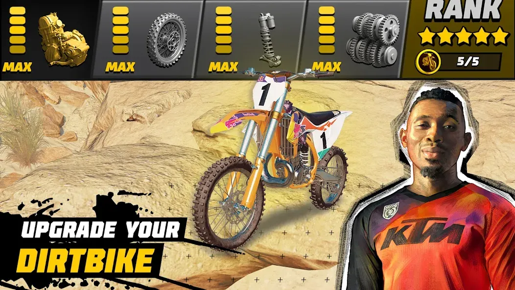 Dirt Bike Unchained: MX Racing (Дерт Байк Анчейнд)  [МОД Unlocked] Screenshot 3